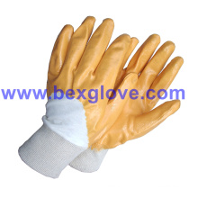 Yellow Nitrile Working Glove